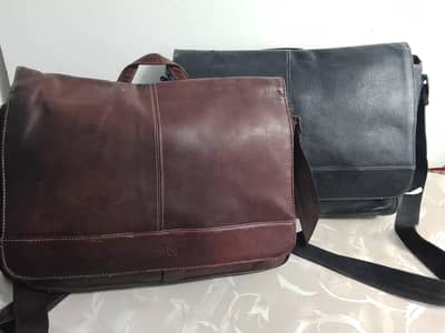Colombian Leather Crossbody Messenger Bag