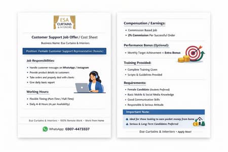 online part time job for female only