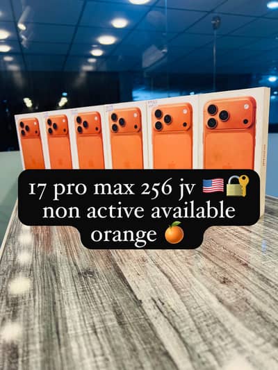 17 pro Max orange 256 JV non Active