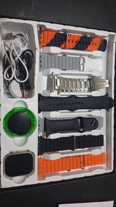 Speaker, Charger & Accessories Included and George watch