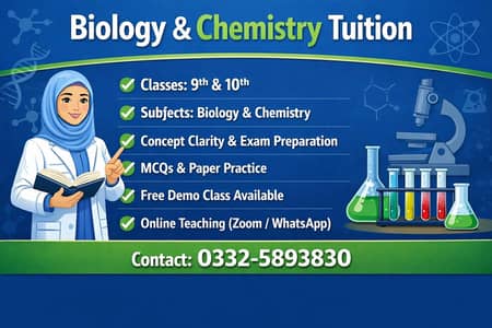 Online tuition to Matric Students