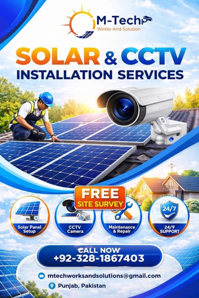 Solar and CCTV Installation
