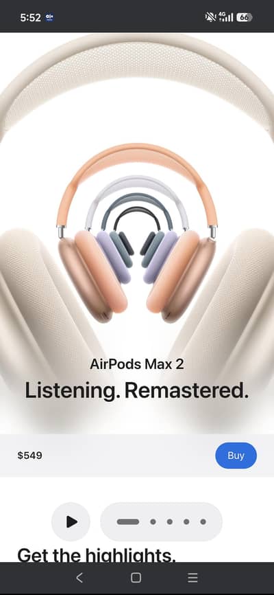 Air pods max 2 generation USB C just box open