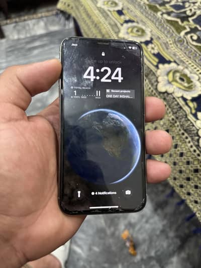 Iphone X PTA Approved 64Gb all ok battery health 85 original