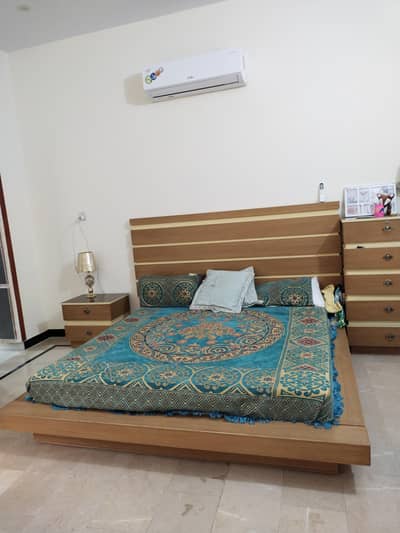 bed and it's dressing table is for sale