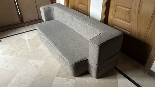 Sofa cum Bed|Grey|Good Condition|Simple