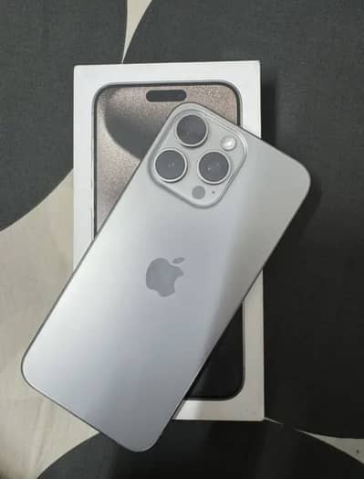 Iphone 15 pro max pta approved 10/10 HK model natural