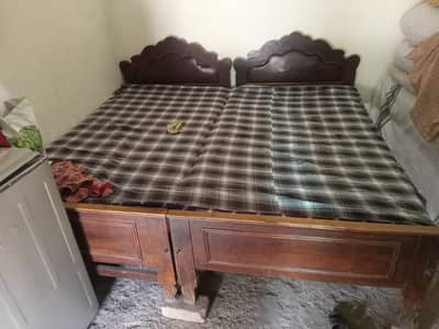 wooden bed  mattress cover mattress