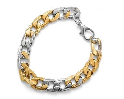 100%  metal chane for men