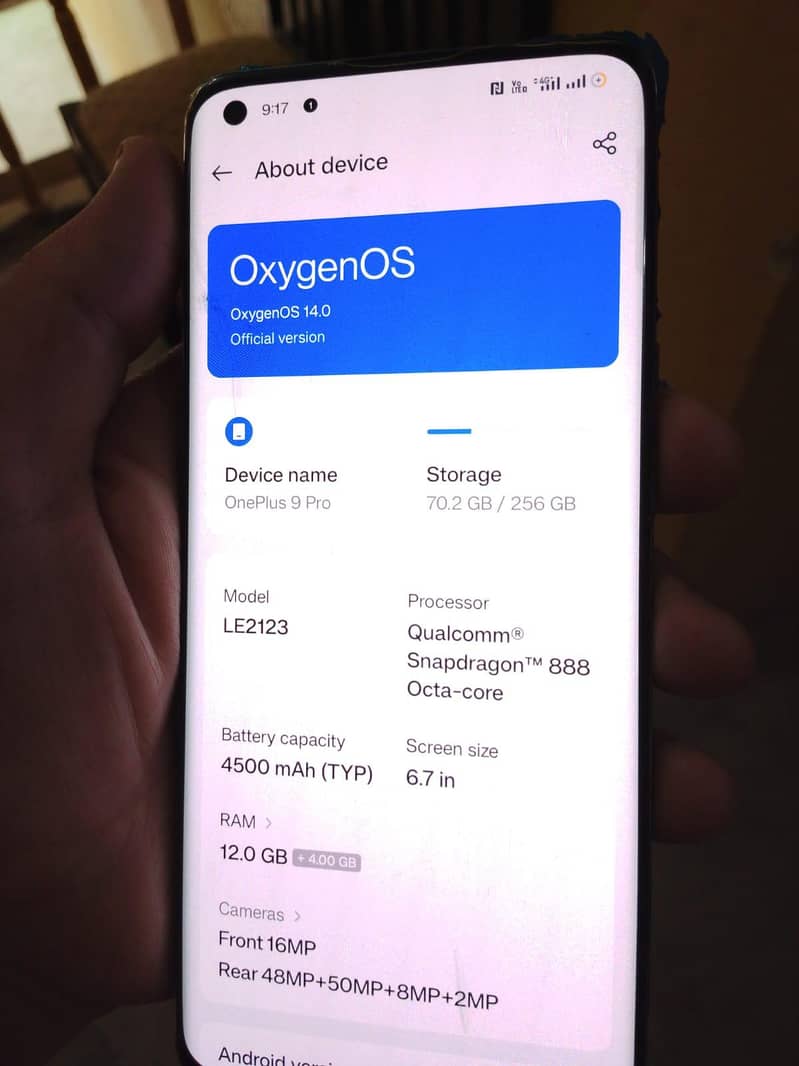 OnePlus 9pro 12/256 1