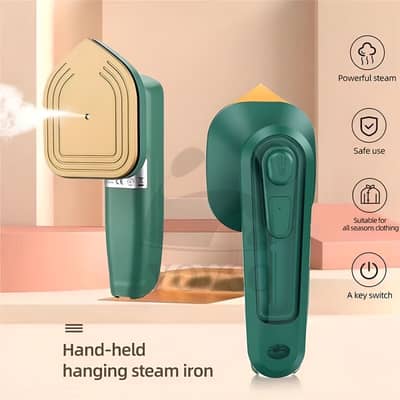 Mini Portable Travel Iron - Handled Steam Iron for Clothes