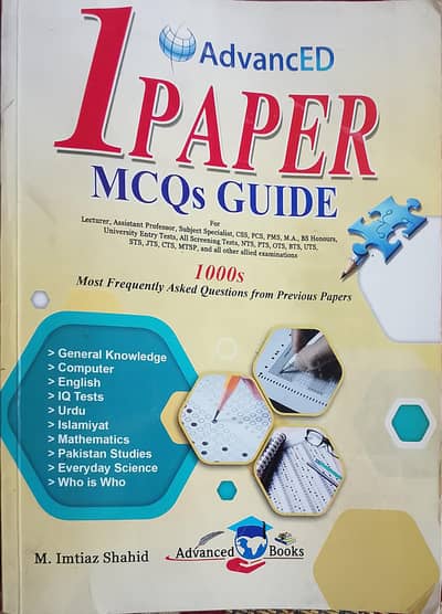 Advanced 1 Paper MCQs+One liner+ most repeated mcqs