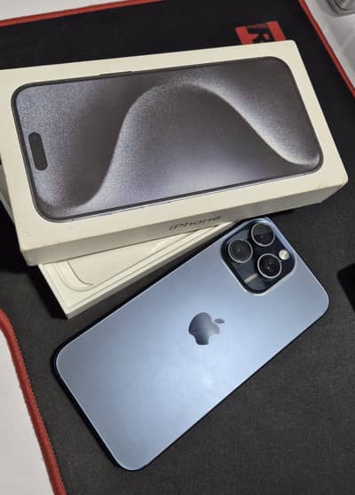 Iphone 15 pro max 256 gb - Blue Titanium