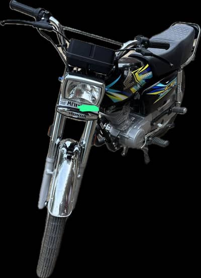 Black Honda 125 original condition