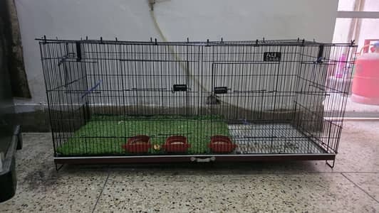 folding cage only 7 days used size 4x1.5