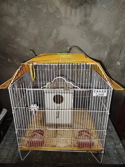 Cage for Patriots/love birds  with box