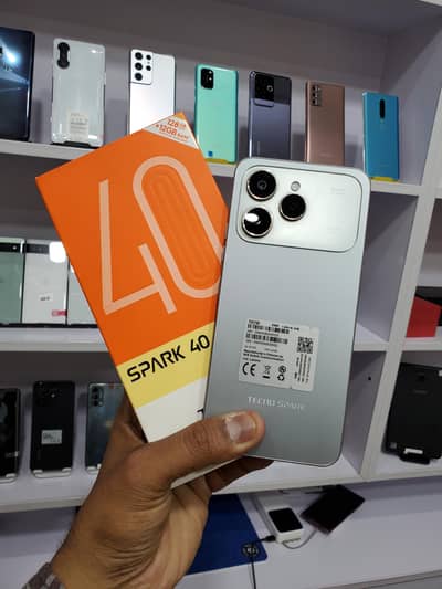 Tecno Spark 40 6Gb 128Gb ( 10 Month Warranty) Complete box 10/10
