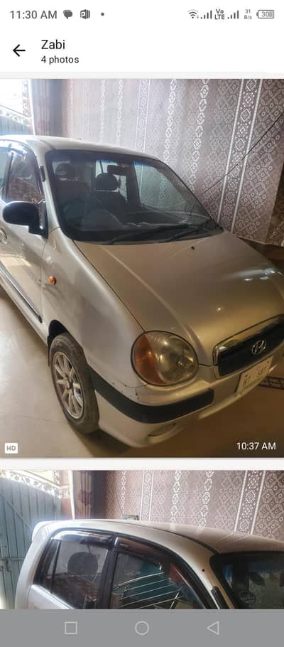 santro 2004 genuine condition.