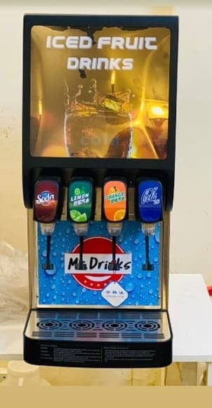 Soda machine/slush machine/ ice cream / Tea and Coffee Vending machine