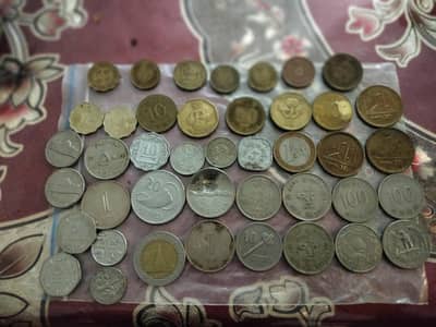 7 country coins this is old coins