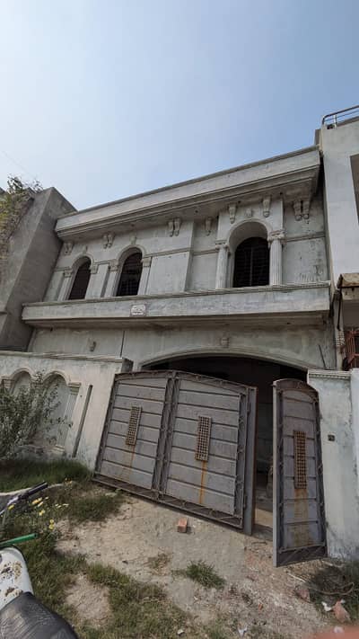 5 Marla Double Story Gray Structure For Sale