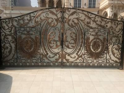Iron gates-Cnc Gates-Safety grills-Stainless grill-Iron door-Main gate