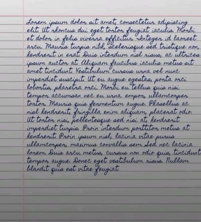 Handwritning Assignment