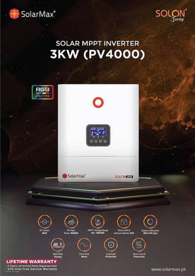 Solar Inverter 3KW PV4000W New Box Pack (SolarMax)