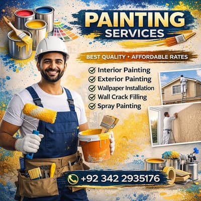 Professional Painting Contractor | Painters Services| Reliable Painter