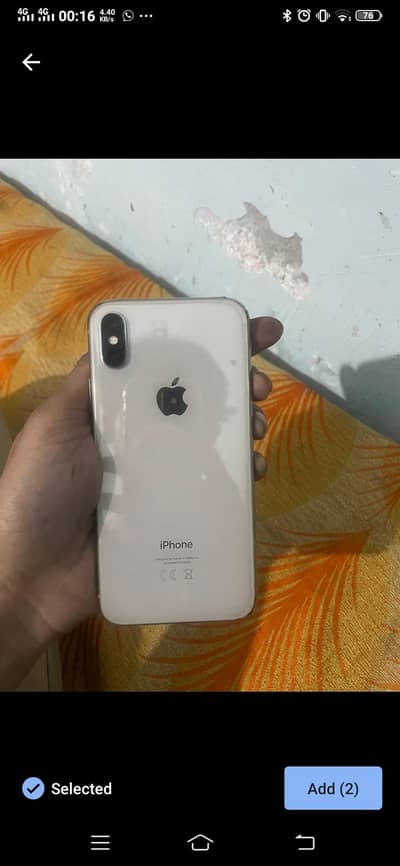 iphone x  he factory unlocked he read description