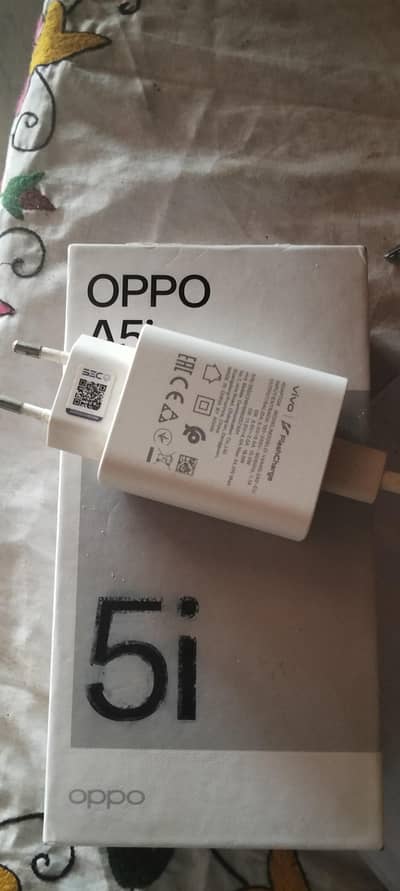 oppo a5i 8moth varnti ma ha official PTA approved ha duba charger sat