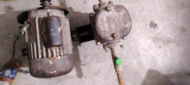 Diamond Like New Motor and Pump