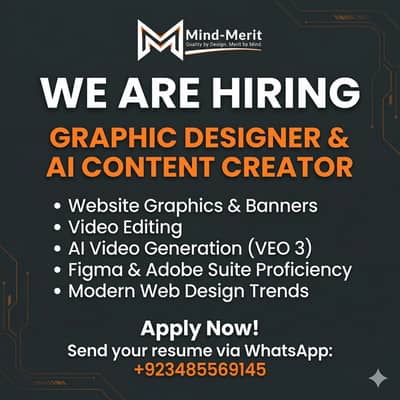 We are looking for a creative & skilled Graphic Designer UI/UX