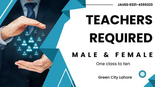 Male & Female Teachers required for School.