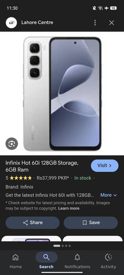 Infinix hot 60i