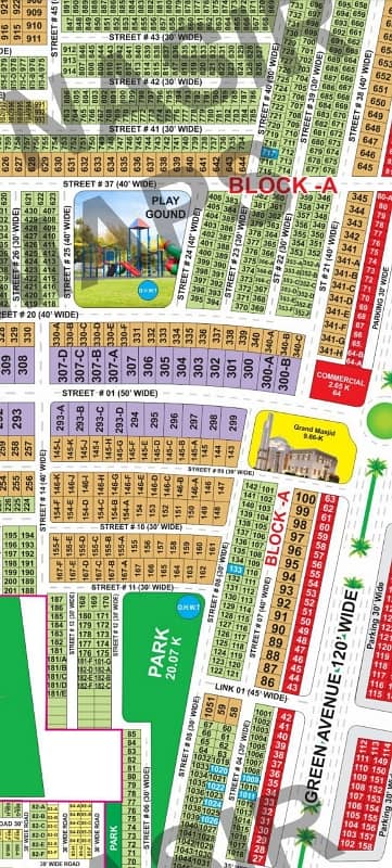 20 Marla Prime Location Plot Available For Sale In Phase 3 Near Bahria Town