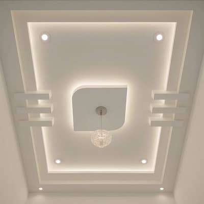 False Ceiling (Gypsum / POP) Glass & Wooden Room & Office Partition
