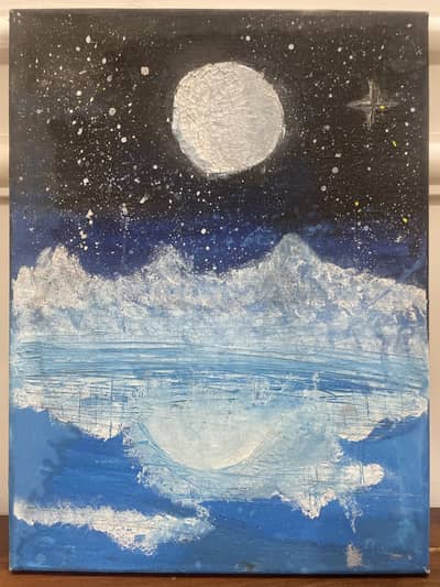 aesthetic moon painting