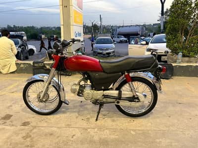 Hi Speed SR-70 - Red, Islamabad Registered 70CC Bike