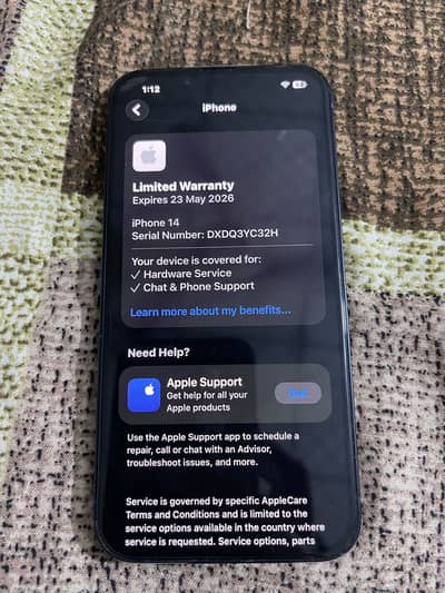 iPhone 14jv 128gb paper kit