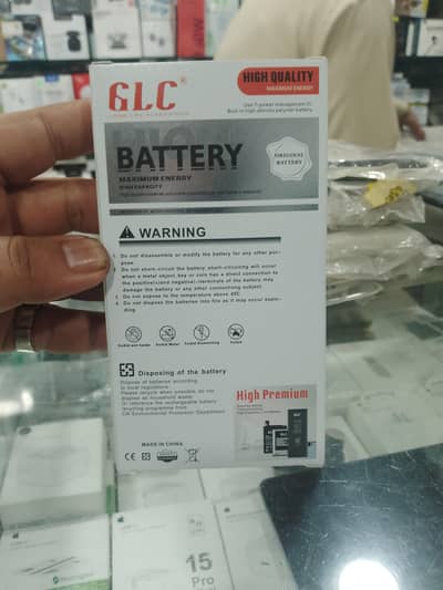 iphone 14 box pack battery glc