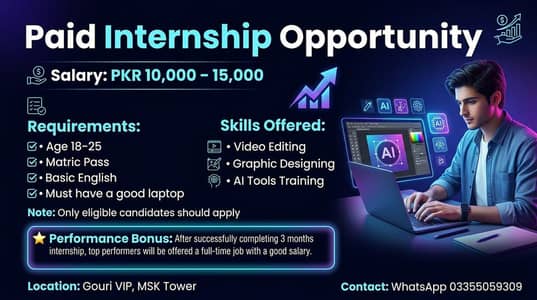 *Paid Internship Opportunity* 