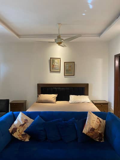 Furnished Luxurious 1-Bedroom Studio Residential Apartment With Top-Notch Amenities Available For Rent In DHA Phase 4