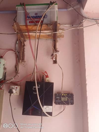 homage inverter ups+ solar option bhi ha + lead acid battery