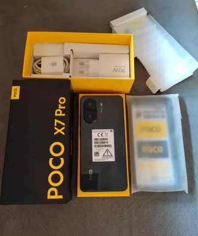 Poco X7 pro 12/512 complete box PUPG 120 FPS
