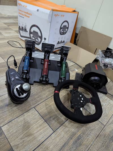 PXN V10 Racing Wheel + N5 Adapter for PS5