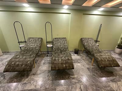 IVORY S shaped Beds (Per bed 33,000 PKR)