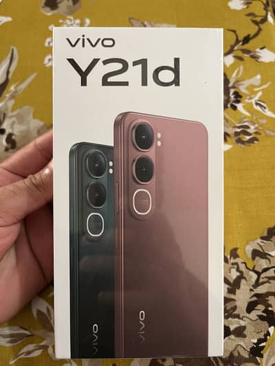 Vivo Y21d 8 128 Green Color Box pack