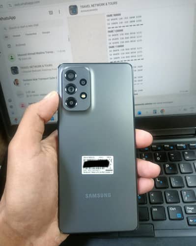Samsung galaxy A73 5G With Complete Box