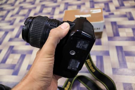 NIKON D3400 WITH 3 LENSES BATTERY BAG AND CHARGER